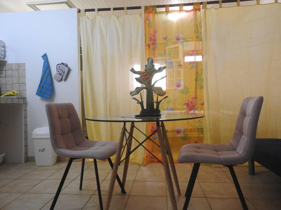 Studio Hibiscus-Ch Vue Sur Mer,Plage,Clim لو أنسيه دو أرليتز المظهر الخارجي الصورة